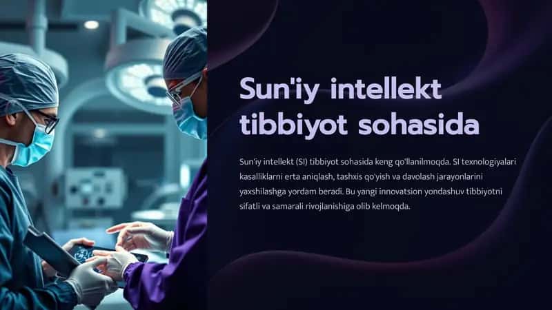Sun'iy intellekt tibbiyot sohasida