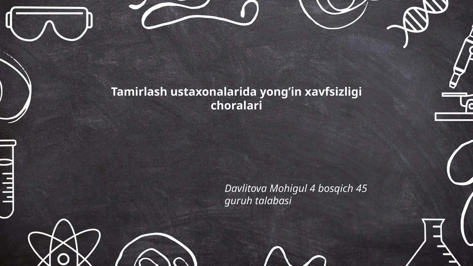 Yong'in xavfsizligi qoidalari