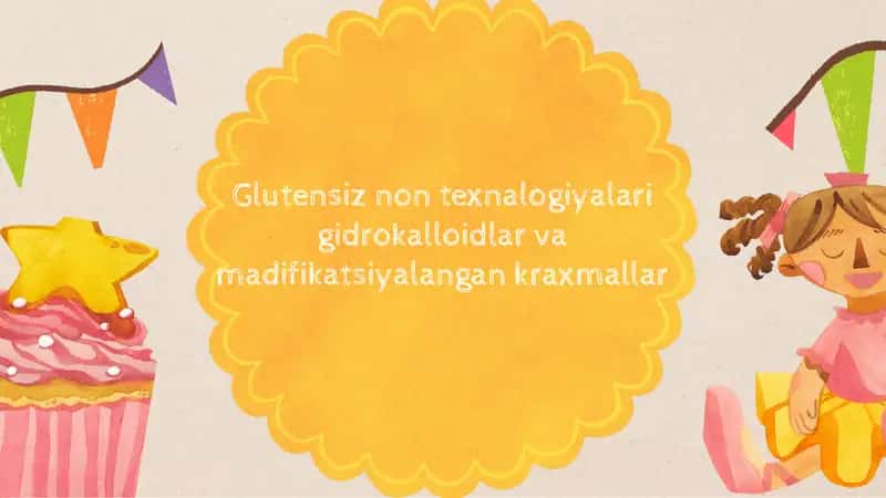 Glutensiz non ishlab chiqarish texnologiyalari