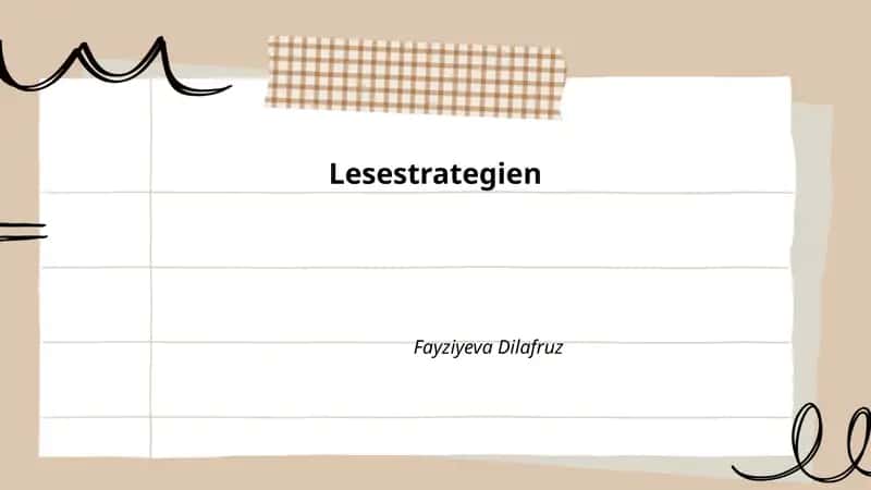 Lesestrategien