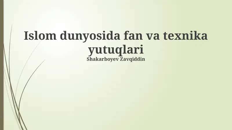 Qishloq xo'jaligi va suv xo'jaligi texnologiyalari