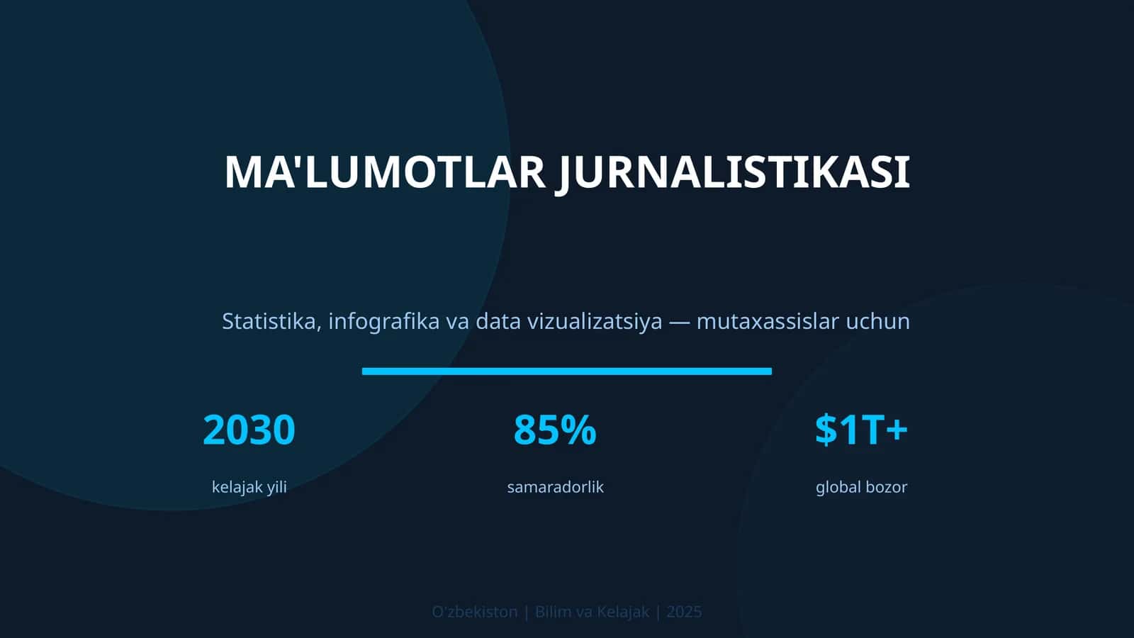 Ma'lumotlar Jurnalistikasi