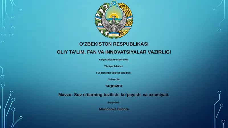 Suv o'simliklarining tuzilishi