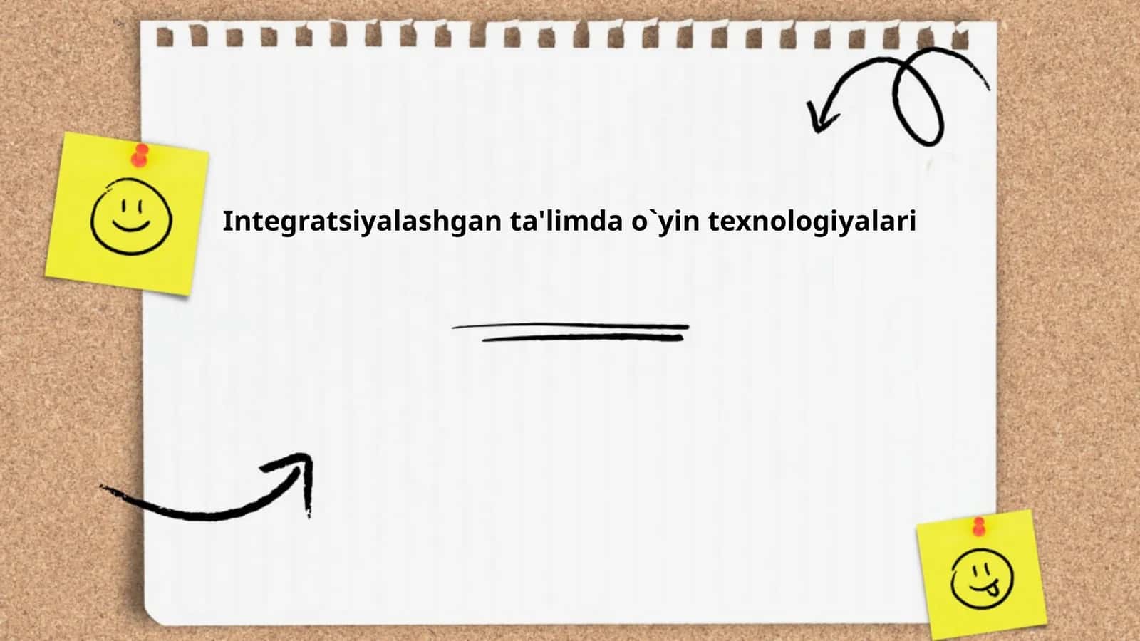 Integratsiyalashgan ta'limda o`yin texnologiyalari