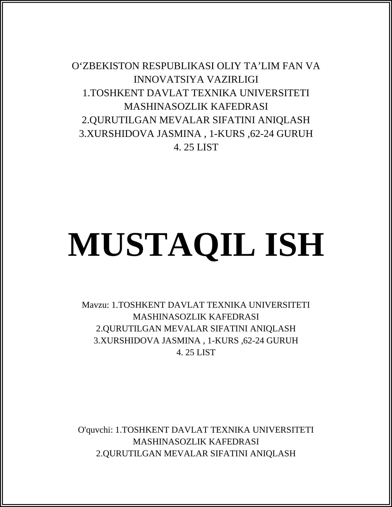 Robototexnika asoslari