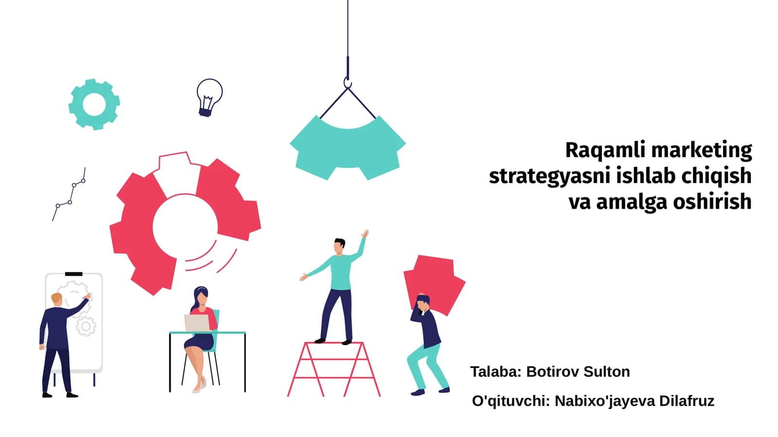 Raqamli marketing strategyasni ishlab chiqish va amalga oshirish