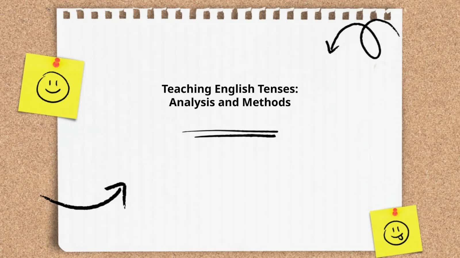 Teaching English Tenses: Analysis and Methods
