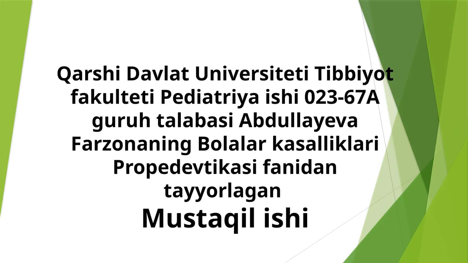 Bolalarda orqa miya anatomk-fiziologik xususiyatlari. Orqa miya suyuqligining bola yoshiga mos tarkibi