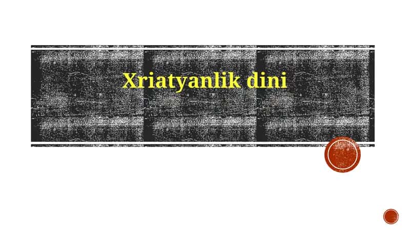 Xristianlikning asosiy e'tiqodlari