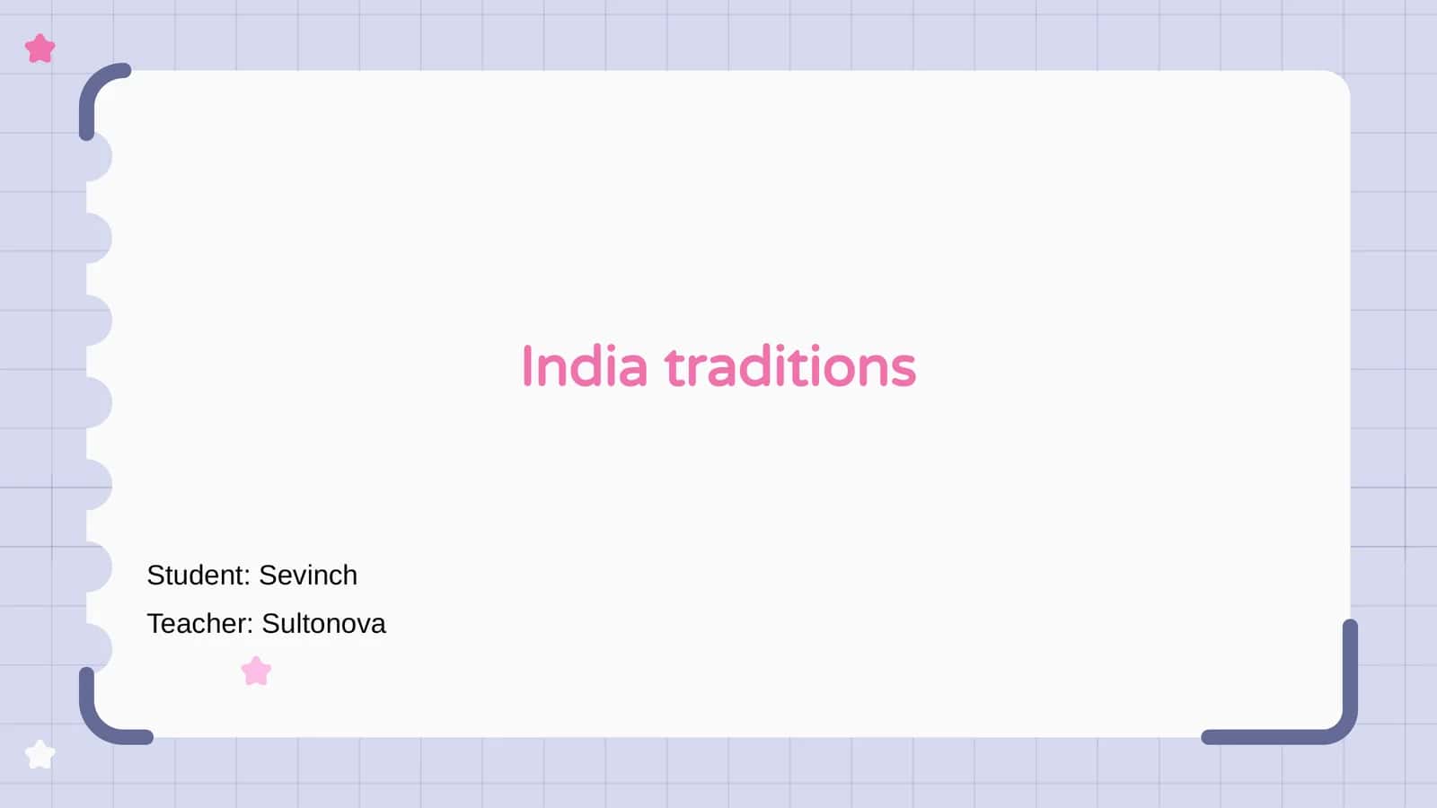 India traditions