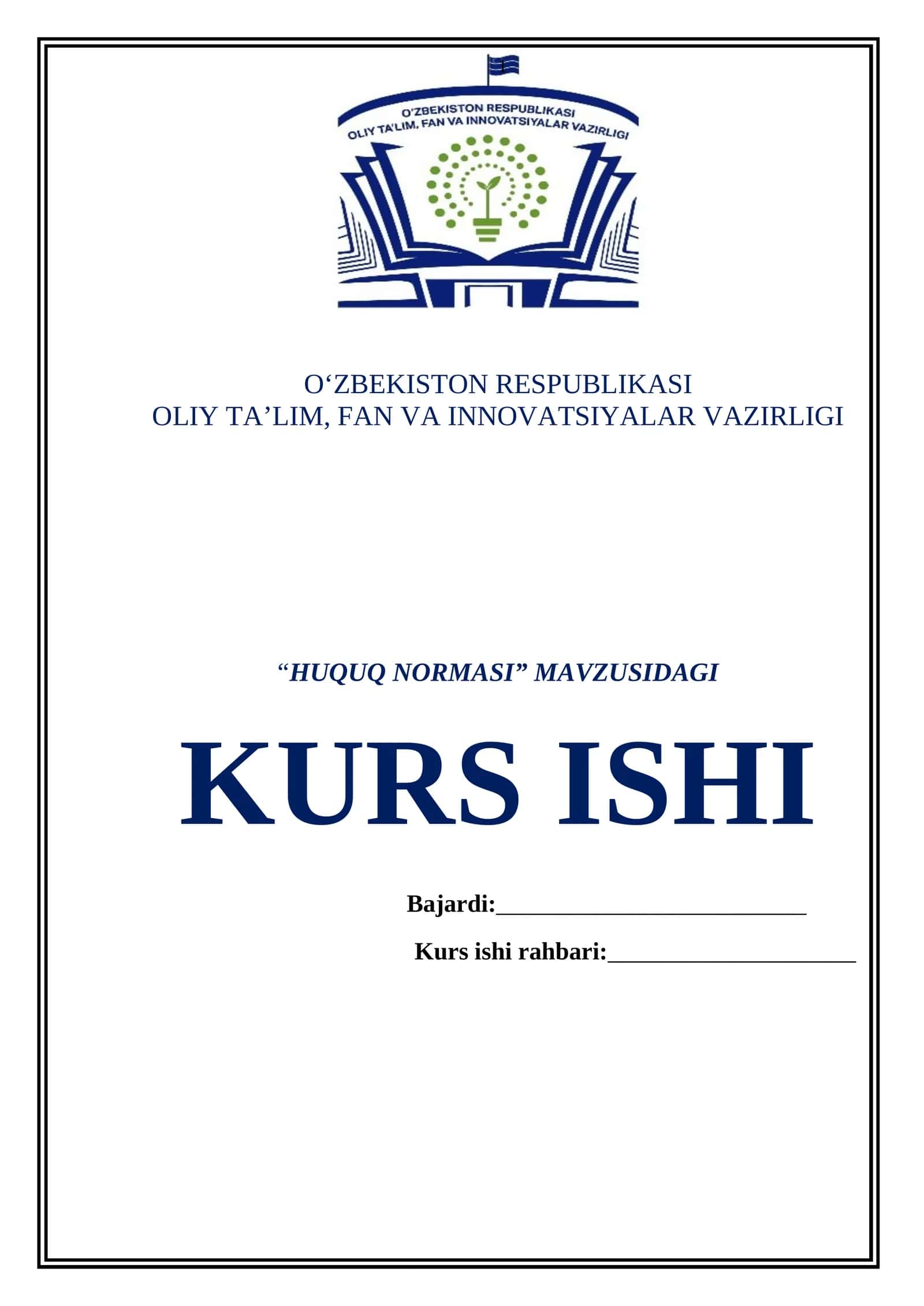 HUQUQ NORMASI