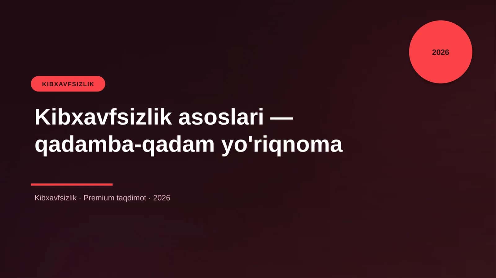 Kibxavfsizlik