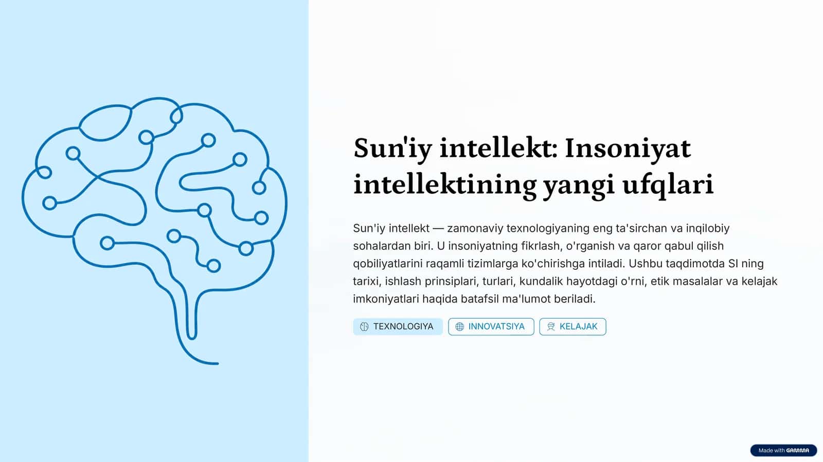 Sun'iy intellekt: Insoniyat intellektining yangi ufqlari