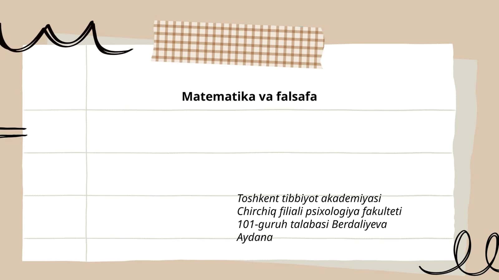 Matematika va Falsafa