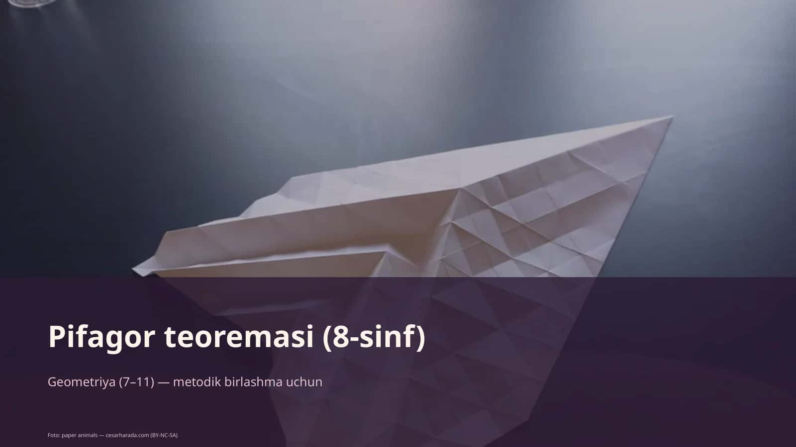 Pifagor teoremasi (8-sinf)