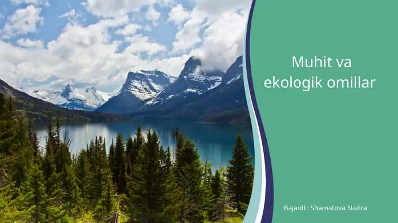 Muhit va ekologik omillar