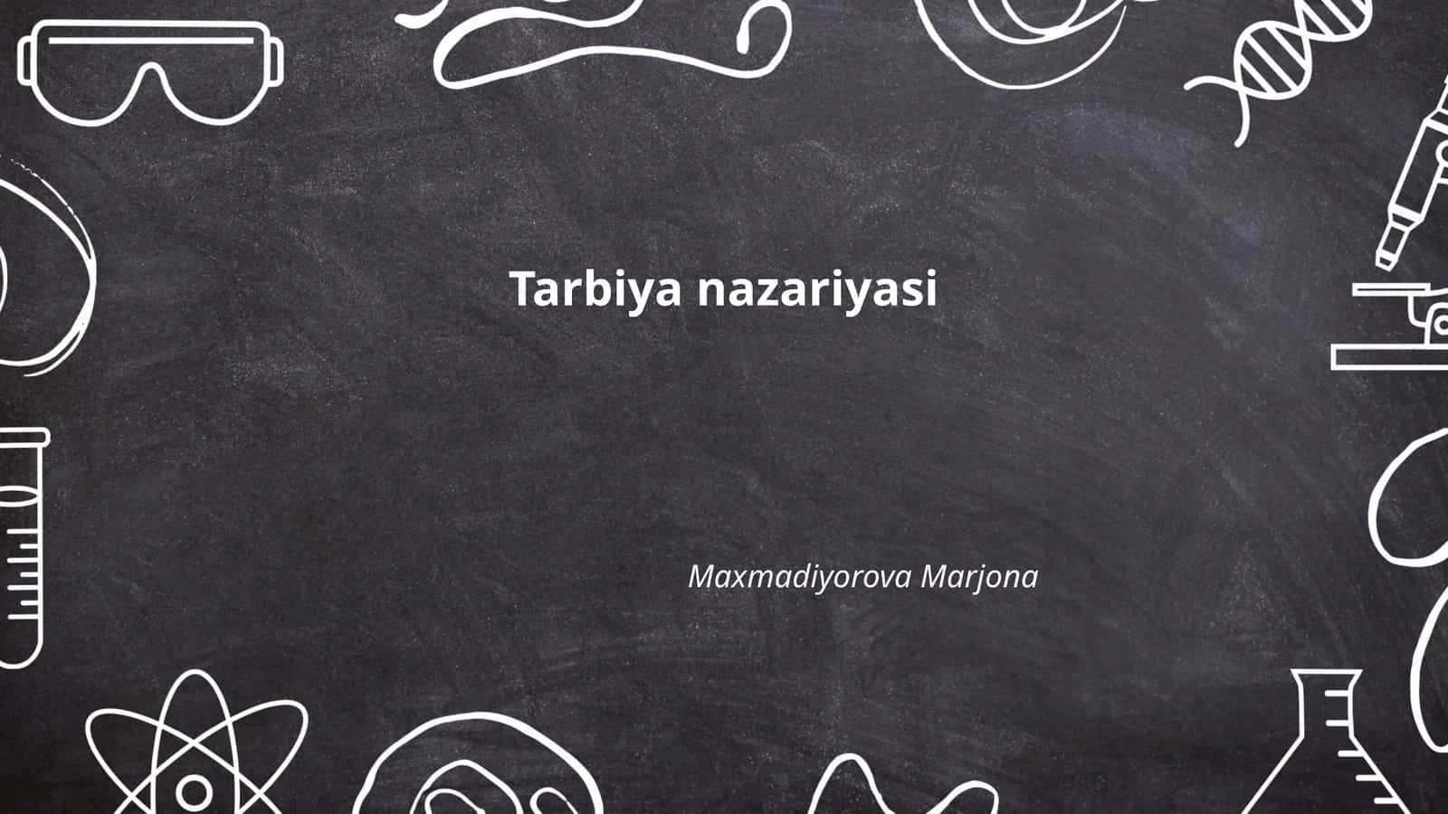Tarbiya nazariyasi