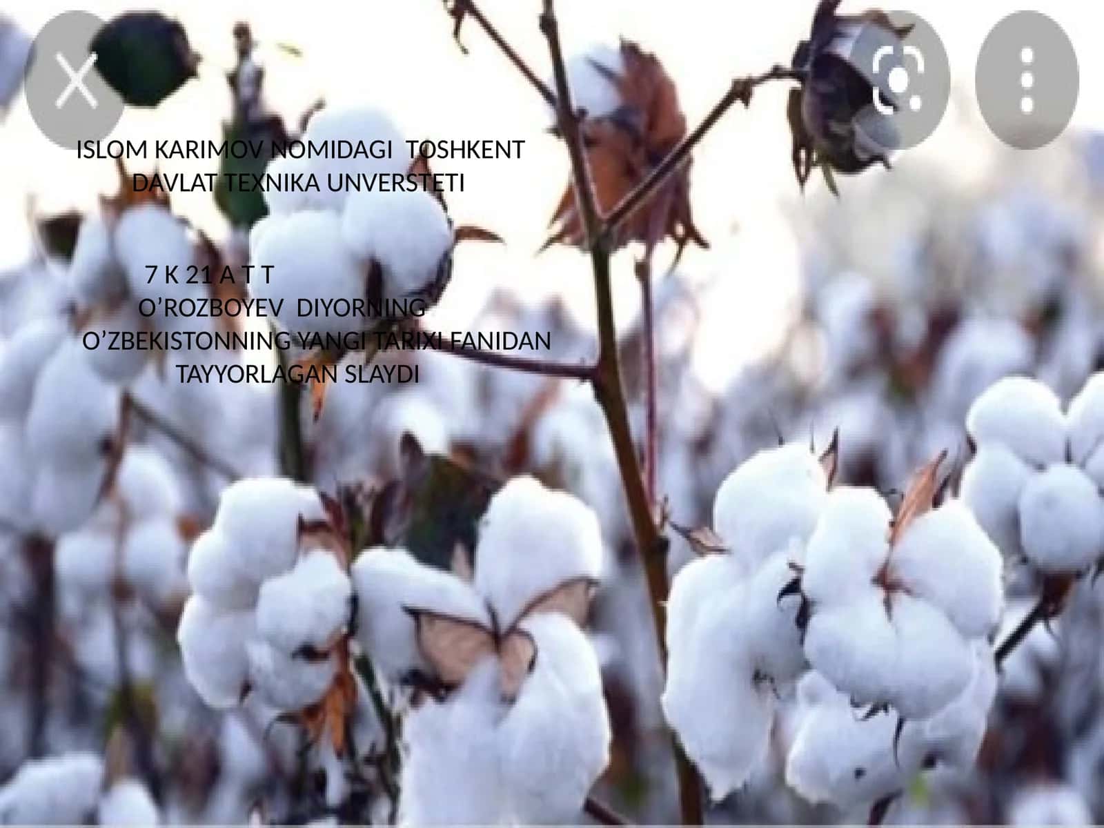 O'zbekistonning yangi tarixi