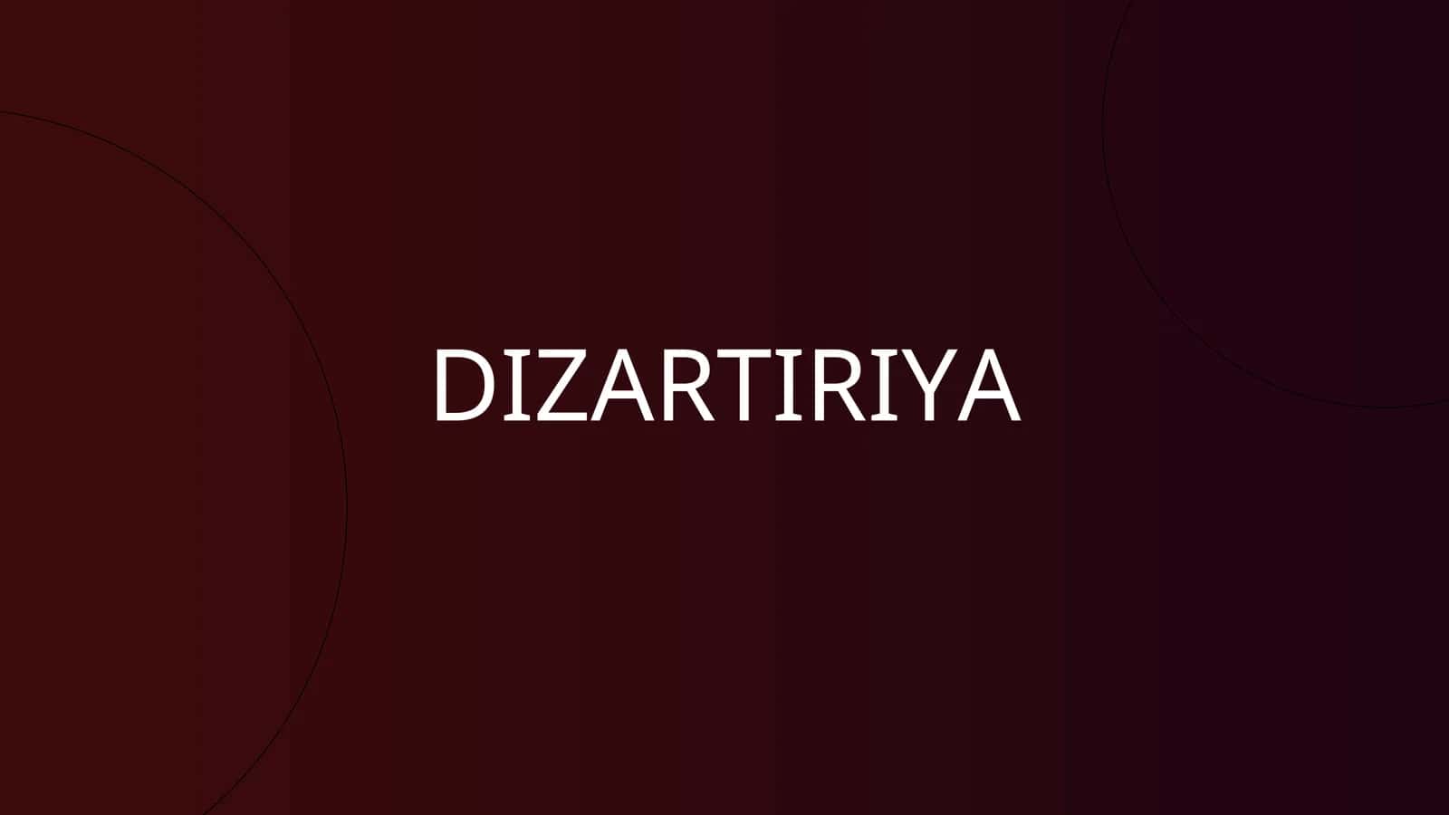 Dizartiriya