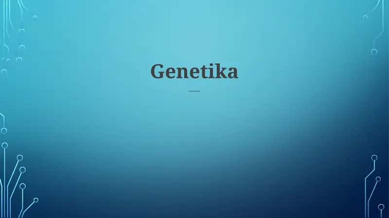 Genetika