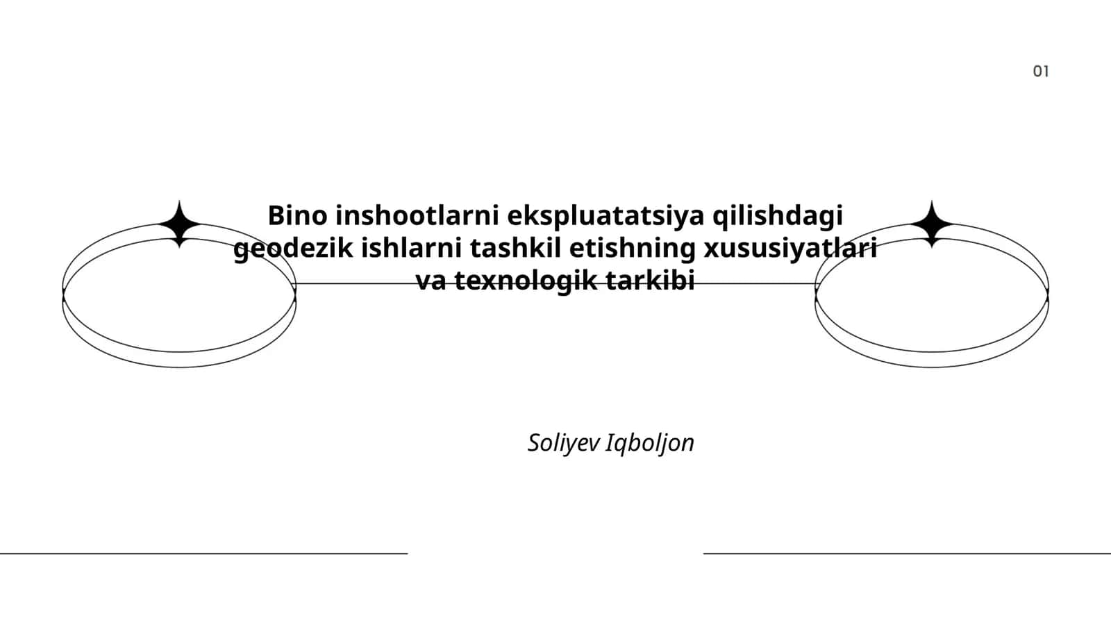 Bino inshootlarni ekspluatatsiya qilishdagi geodezik ishlarni tashkil etishning xususiyatlari va texnologik tarkibi