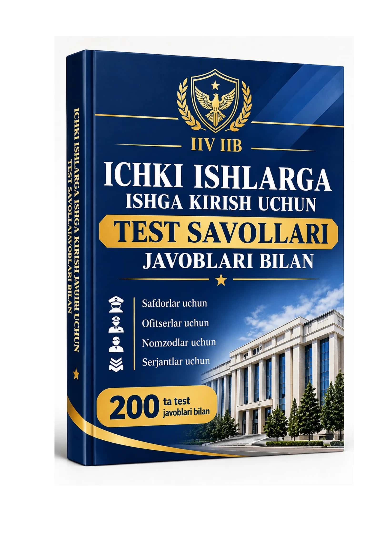 Ichki ishlarga kiruvchilar uchun psixologik testlar to'plami