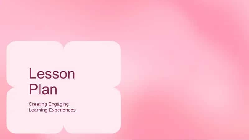 Lesson Plan