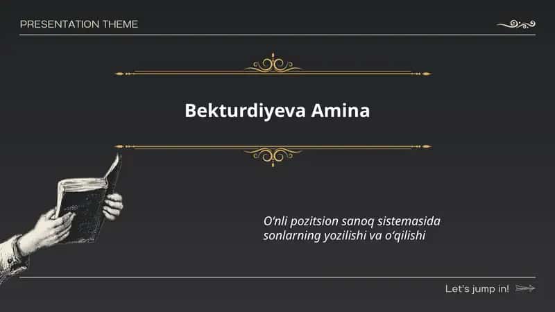 Bekturdiyeva Amina