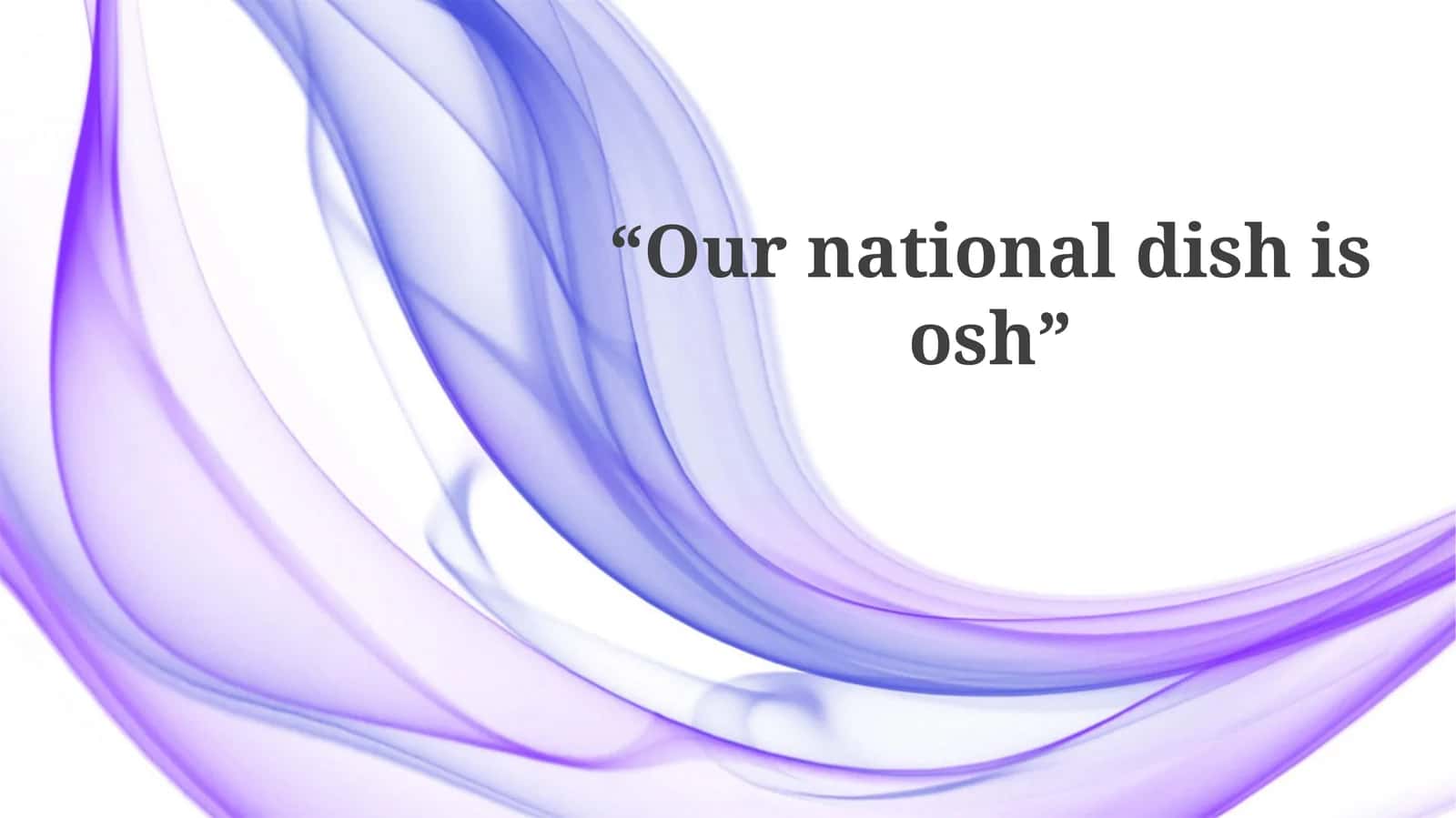 Osh: A Culinary Journey Through History and Tradition