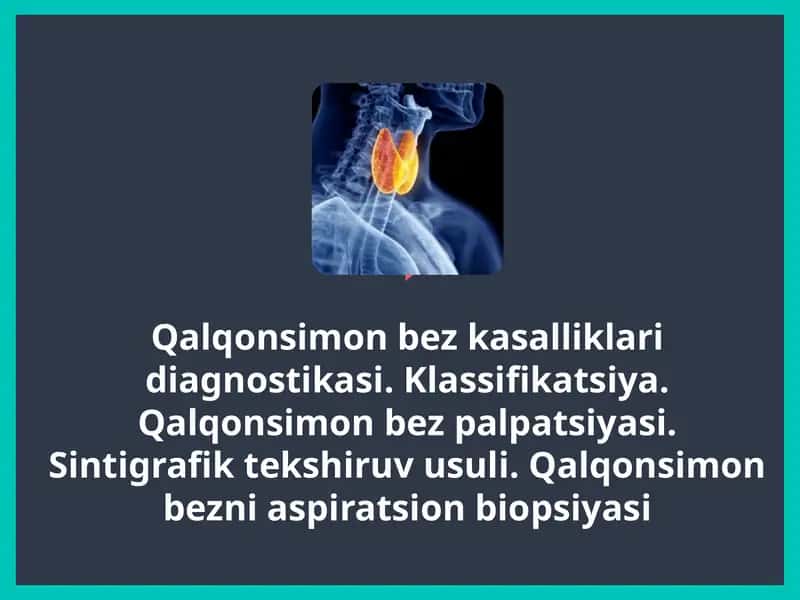 qalqonsimon bezi kasalliklari
