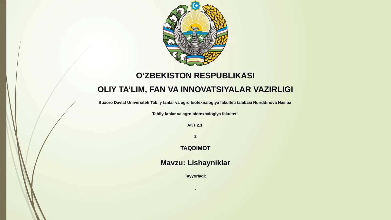 Lishayniklar