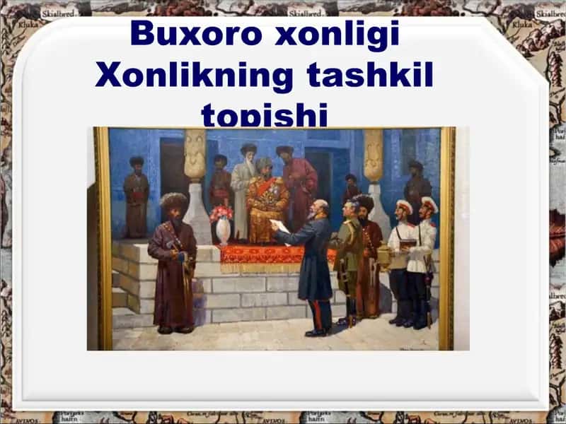 buxoro xonligining tashkil topishi va siyosiy hayoti