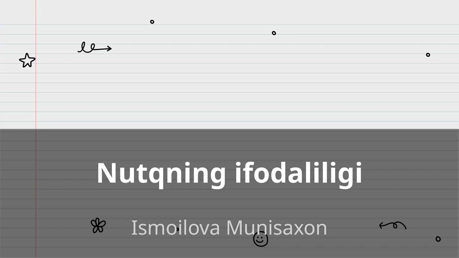 Nutqning ifodaliligi