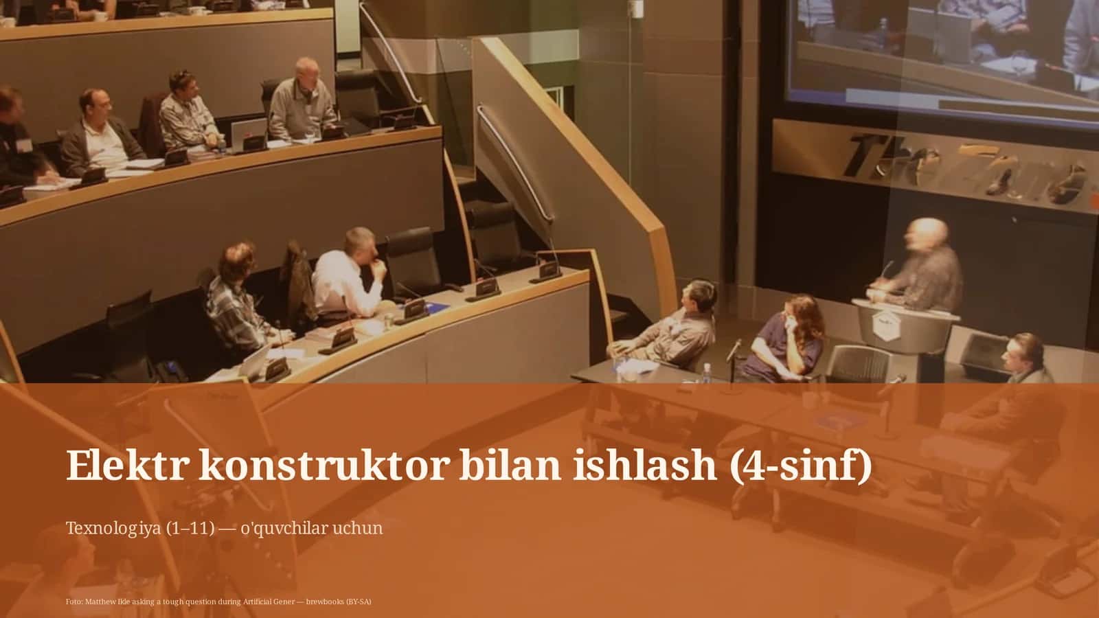 Elektr konstruktor bilan ishlash (4-sinf)