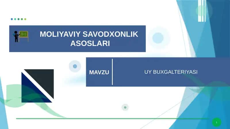 UY BUXGALTERIYASI