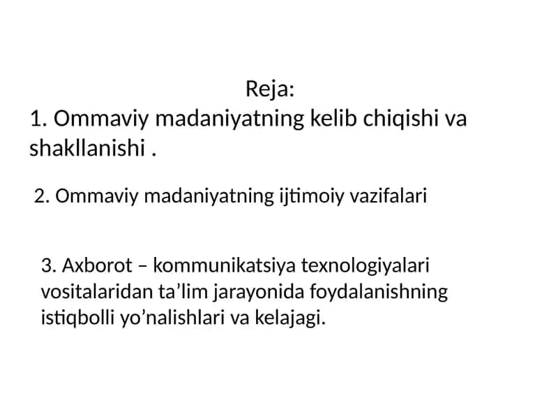 Ommaviy madaniyat