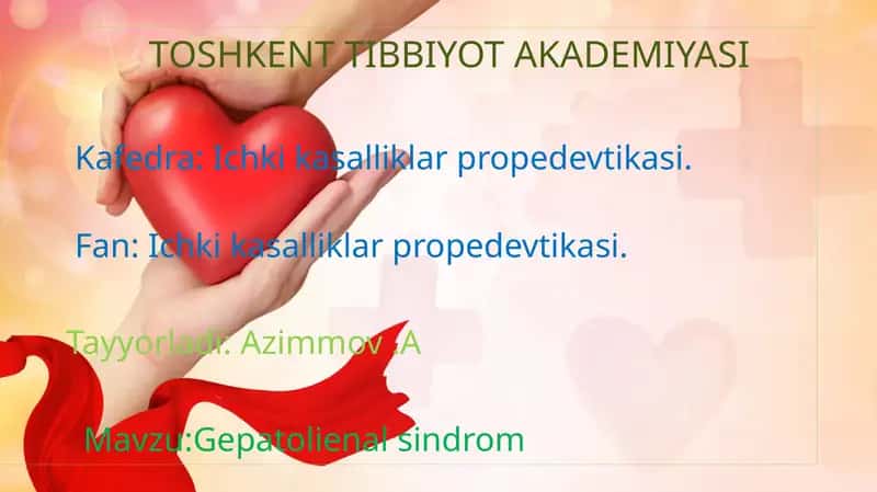Gepatolienal sindrom