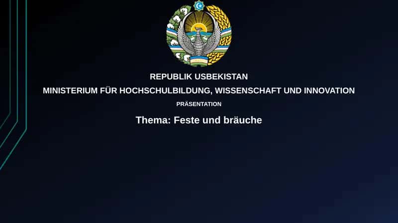 Feste und Bräuche