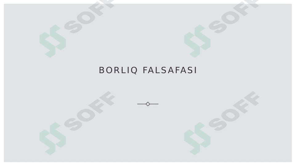 Borliq falsafasi