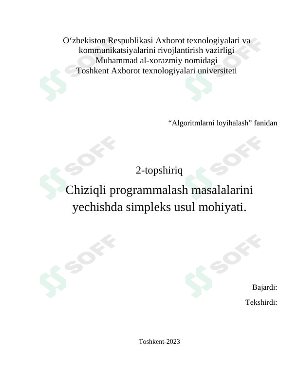 2-laboratoriya ishi 3-variant