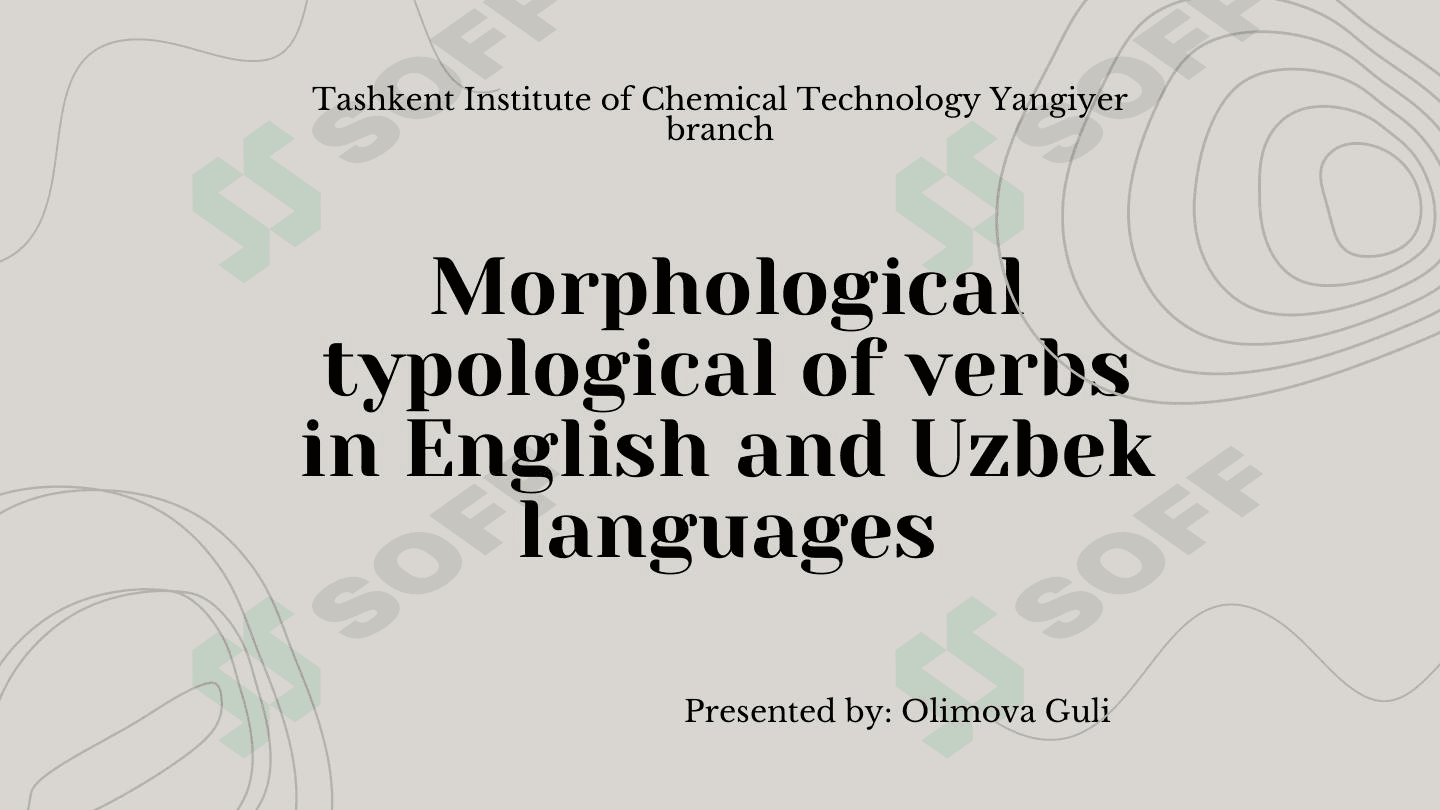 Morphological typology