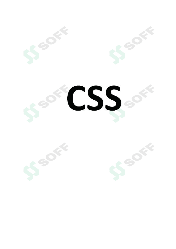 CSS o'quv qo'llanma