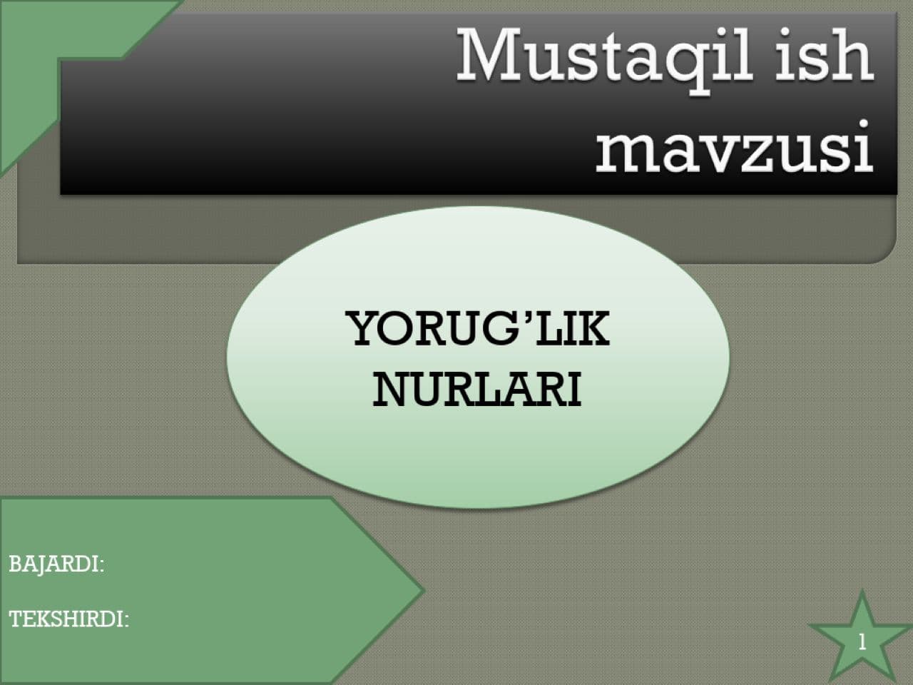 Yorug‘lik nurlari