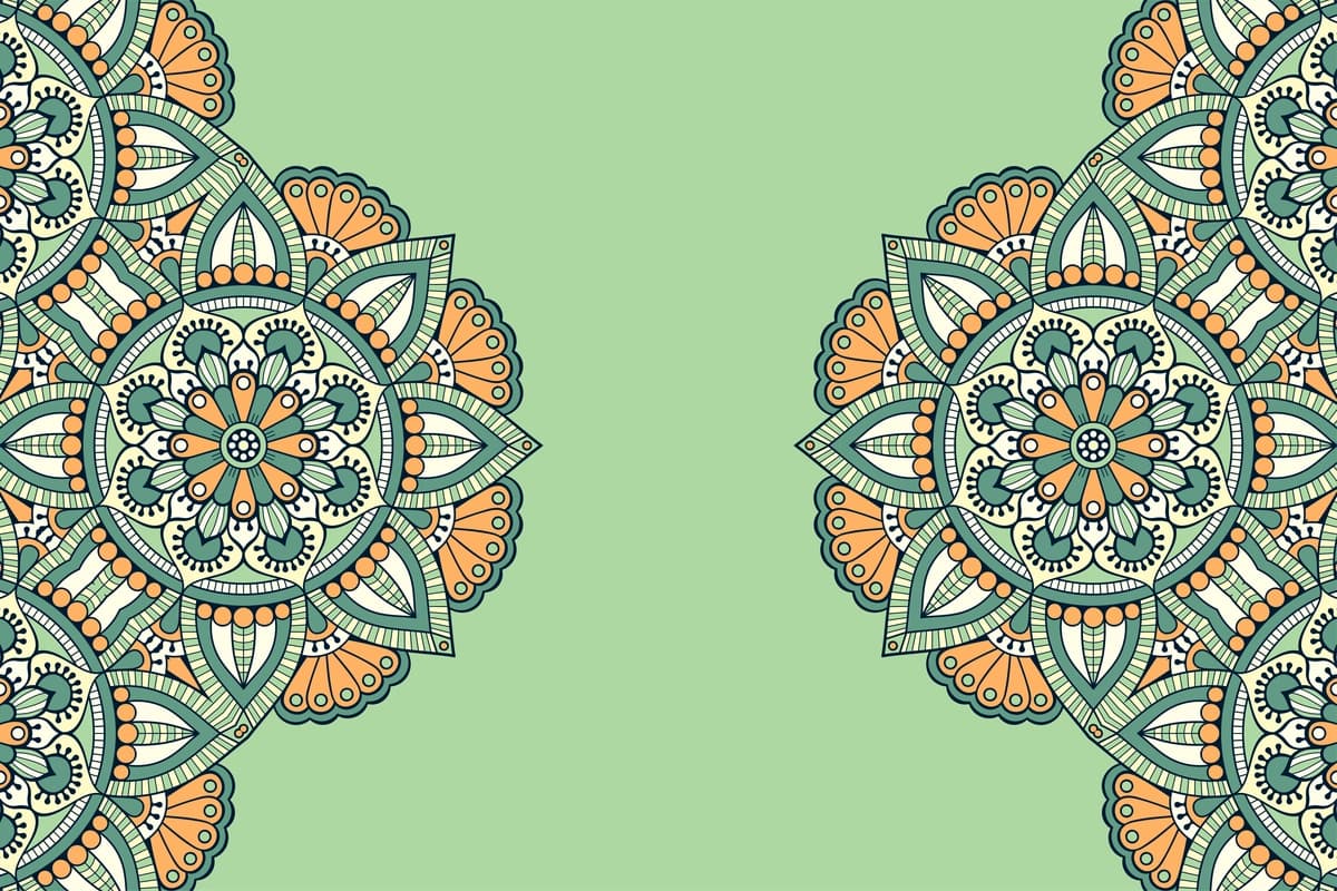 Hashamatli bezakli mandala dizayni fonida oltin rang vektori | Luxury ornamental mandala design background gold color vector