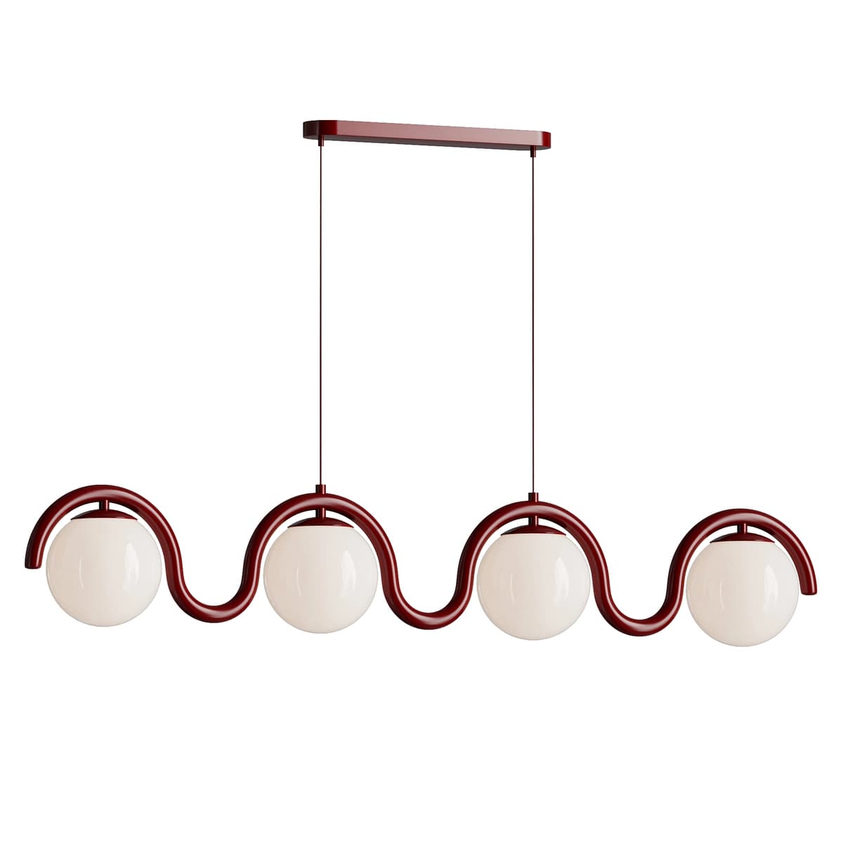 Lenox Linear Ball Pendant Lamp 4 heads