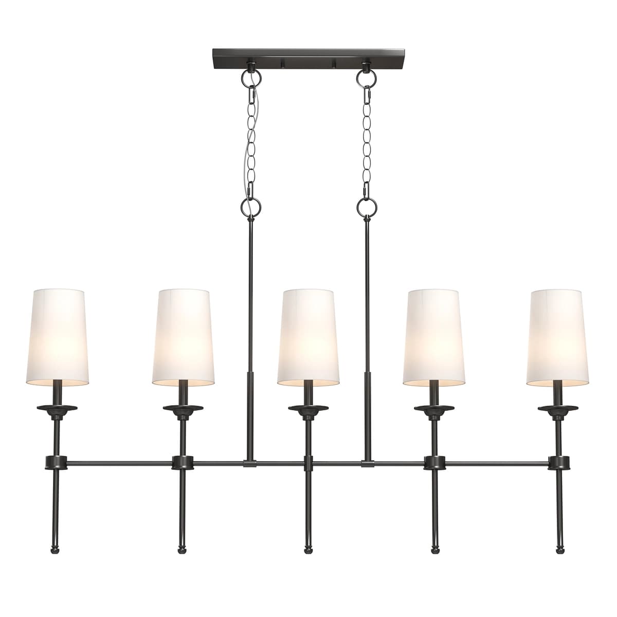 Hayse 5 - Light Dimmable Linear Chandelier