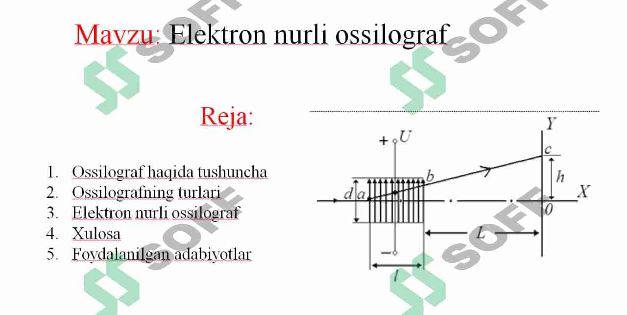 Elektron nurli ossilograf