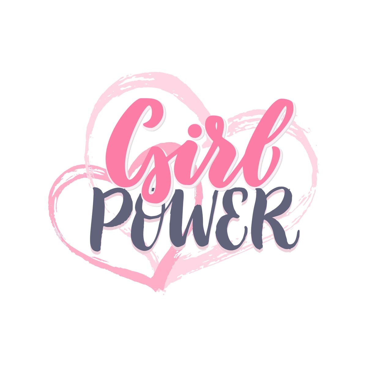 Qiz kuch harfi motivatsion iqtibos | Girl power lettering motivational quote