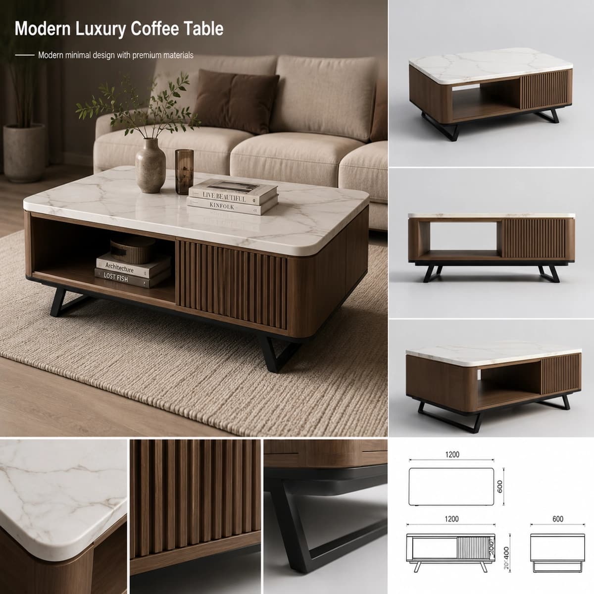 Modern Luxury Coffee Table