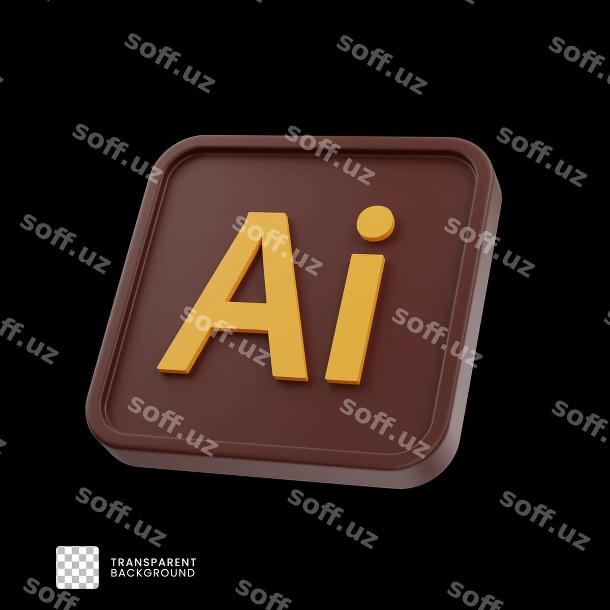 3d Adobe Illustrator ikon | 3d adobe illustrator icon